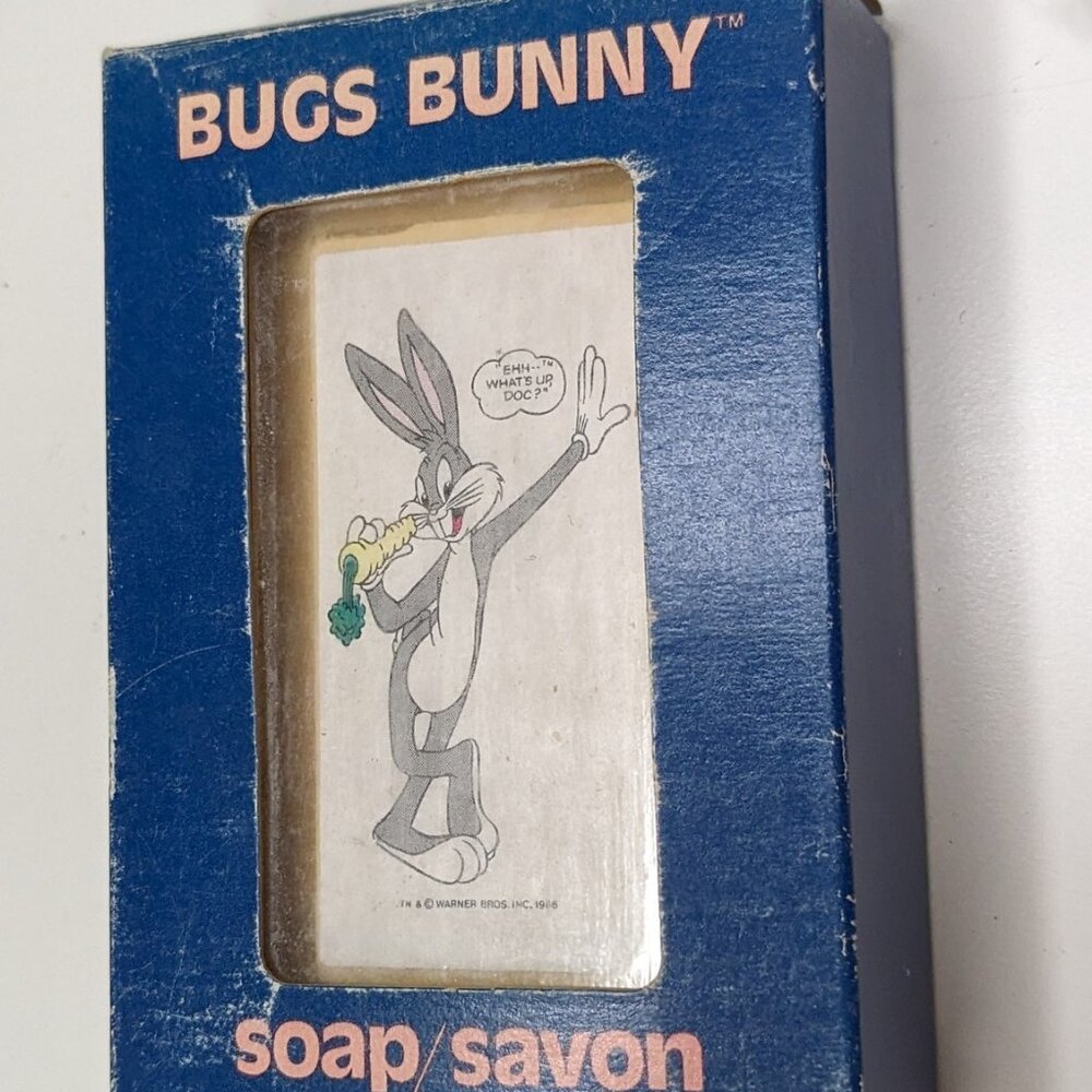 Set of 4 Bugs Bunny Soap Vintage Retro New Old Stock